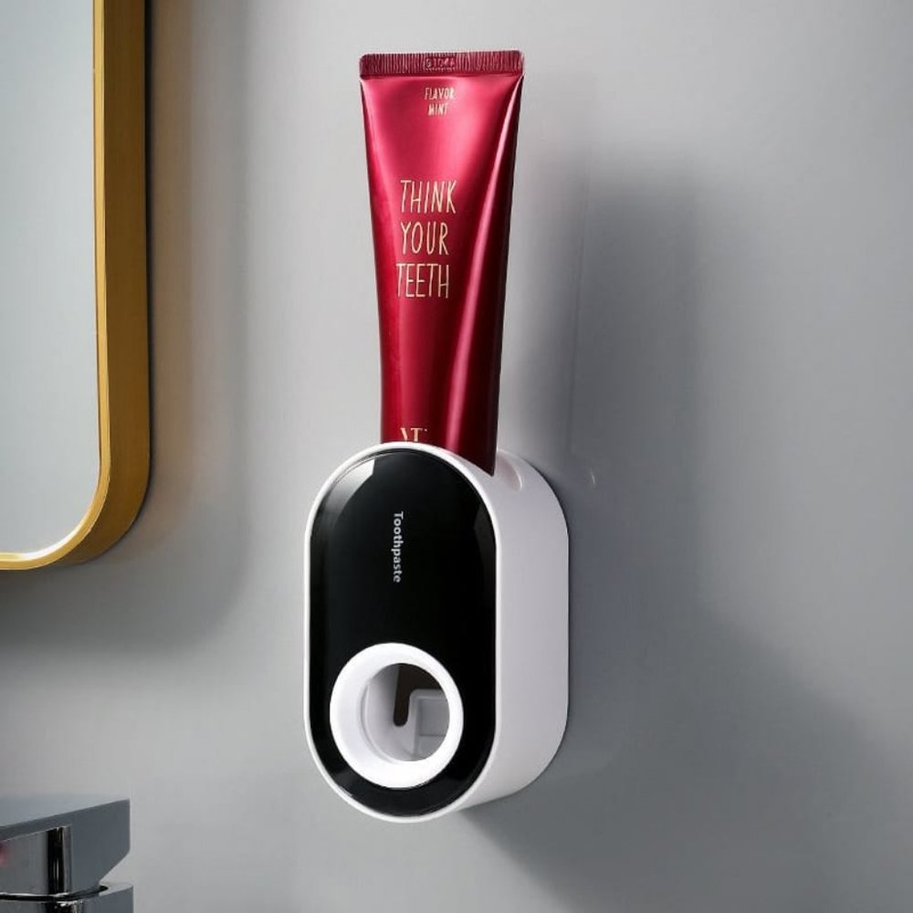 Automatic Toothpaste Dispenser Wall-Mounted and Toothpaste Rack Free/Punch Free - Picture 10 of 10